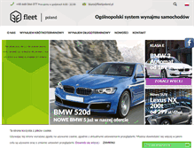 Tablet Screenshot of fleetpoland.pl